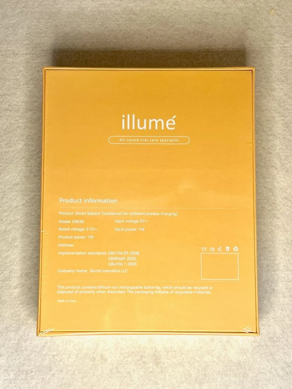 illumé Childrens 360º Bidirectional Toothbrush * Electric * New in Shrinkwrap